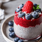 recette pudding de chia aux fruits rouges